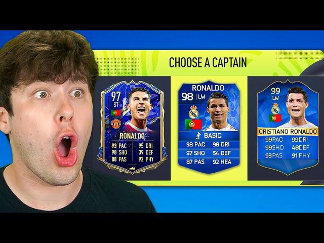 I Got Ronaldo In Every FUT Draft (FIFA 16-22)