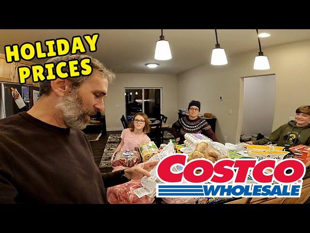 COSTCO Grocery Haul & Holiday Prep | Alaska Prices – Can We Stay on Budget?