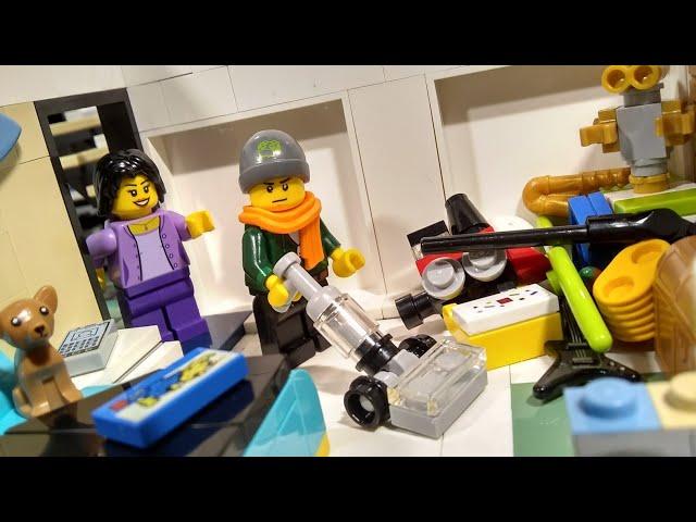 Tayshon Clean Your Room! | Lego Stop Motion