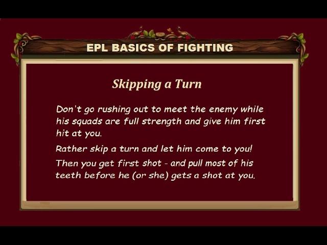 Elvenar Basics of Fighting - Skipping a Turn