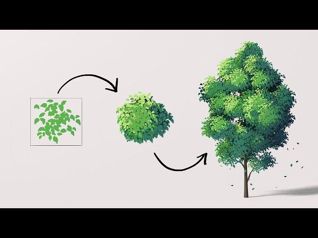 Anime Tree Tutorial | Blender (include Project Files)