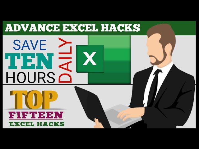 Top 15 Excel Hacks | डेली के 10 घंटे आप सेव होने वाले हैं | Never Seen Before This Type Excel Hack