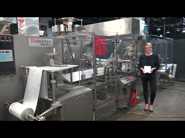 Bartelt Automatic Horizontal Form Fill and Seal Machine Demonstration