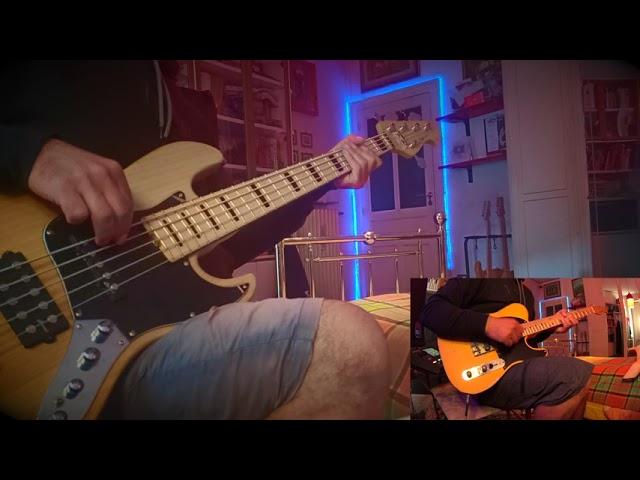 Harley Benton bass MJ5MN/ Vintage M52 Guitar Paris Guerrilla Funk (Bass/Guitar Cover!)