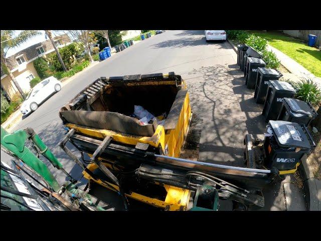 Waste Management Autocar/Heil Slamming Eagle Curotto-Can garbage truck 05