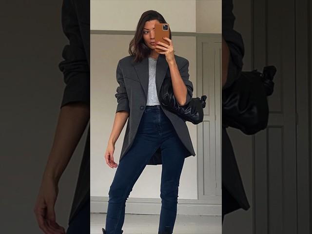 Simple styling tip for skinny jeans! #shorts #springfashion #stylingtips #fashionstyle