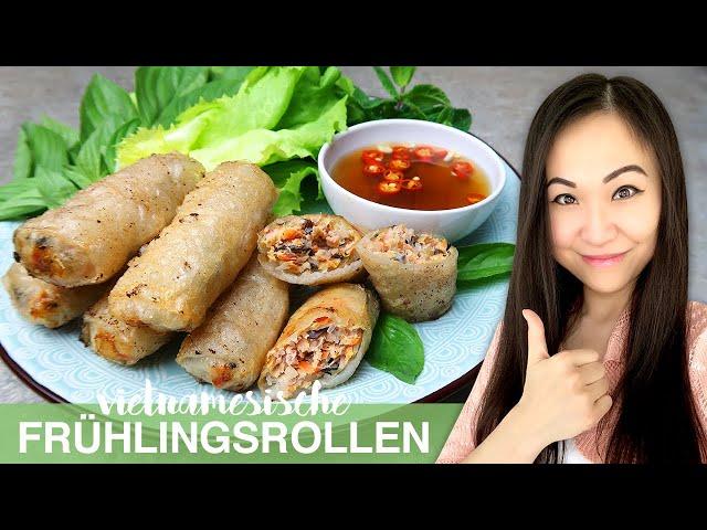 REZEPT: vietnamesische Frühlingsrollen selber machen | Nuoc Cham Sauce