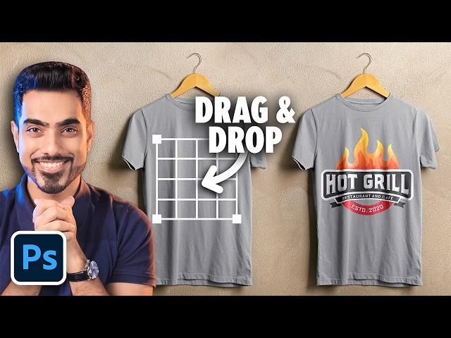 Create EASY Drag & Drop Mockup in Photoshop!