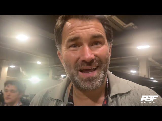 “I LOST MY S***” - EDDIE HEARN REACTS TO MIKE TYSON LOSS TO JAKE PAUL, KATIE TAYLOR BEATING SERRANO