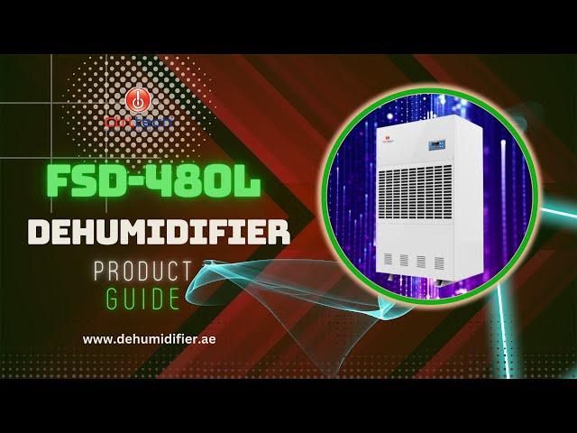 Powerful Professional Dehumidifier for dehumidifier for warehouses FSD-480L #dehumidifier #Warehouse