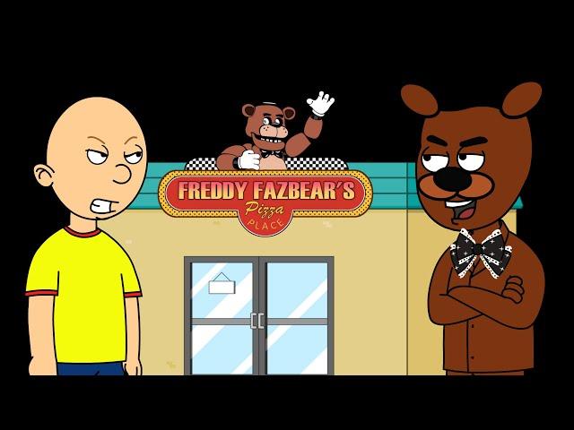 Caillou Survives At Five Nights At Freddy's/Ungrounded