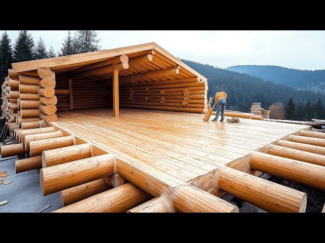 Father Builds Dream Log House For His Children in Alaska | 2-Years Timelapse by @MontanaHaven