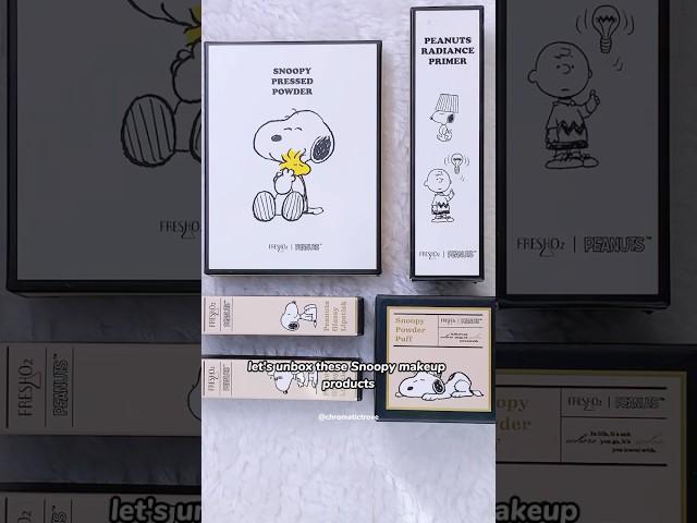 FreshO2 x Snoopy Makeup Collection ️ shop on YesStyle with code “CHROME123” for discount