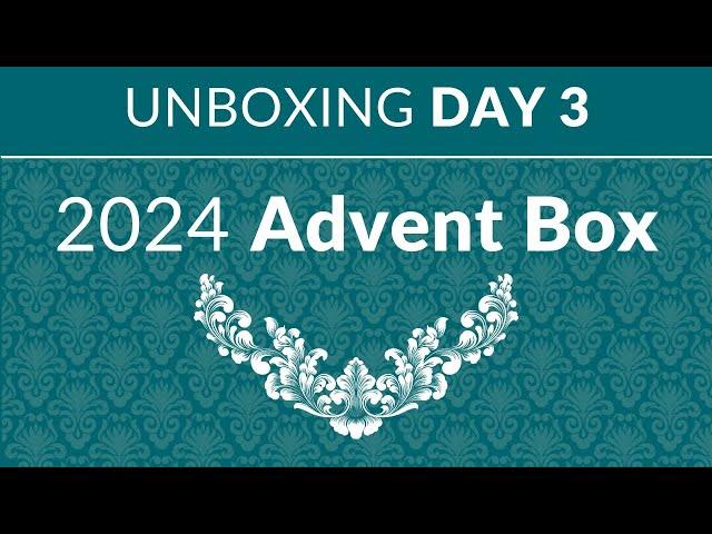 Unboxing Day 3 of the 2024 Sallie Tomato Advent Box!