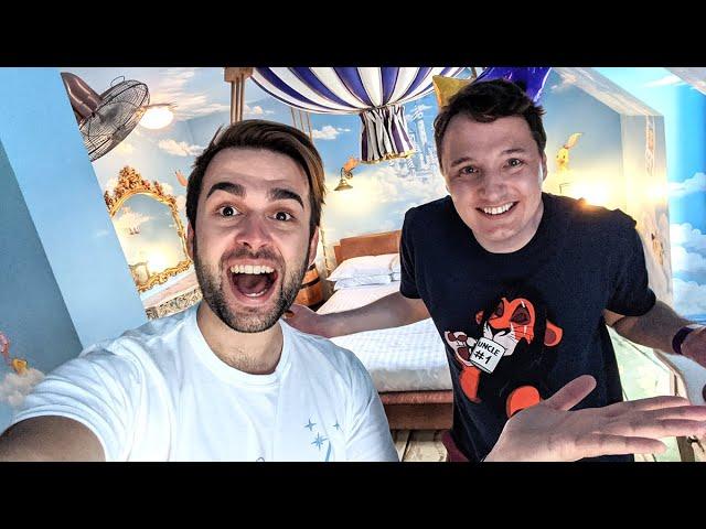 Alton Towers Vlog | Day 1 | September 2020 | Blue Pyjama Suite at the Alton Towers Hotel