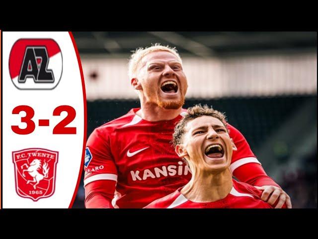 AZ Alkmaar vs Twente FC (3-2), All Goals Results/Highlights