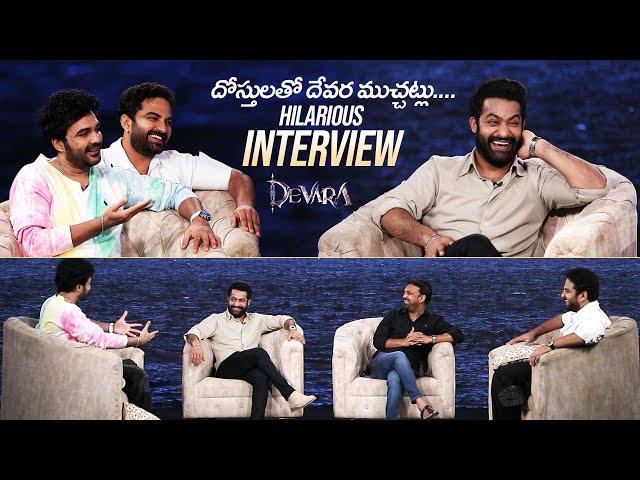 Jr NTR Hilarious Interview With Vishwak Sen & Siddhu Jonnalagadda | Koratala Siva | #devara