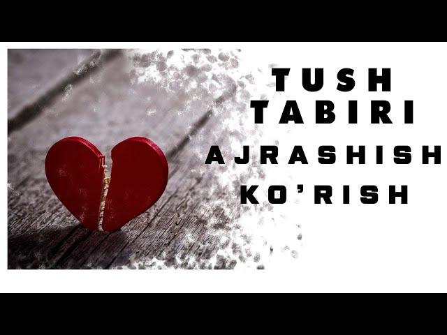 Tushda Ajrashish Ko'rish Tabiri