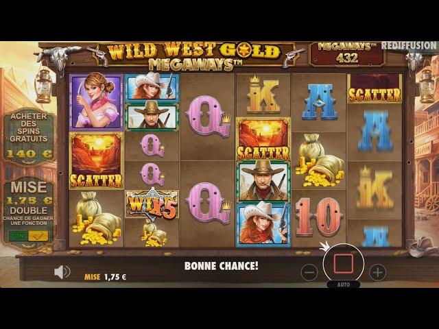 INSANE WILD WEST GOLD MEGAWAYS MAX WIN 5000X !