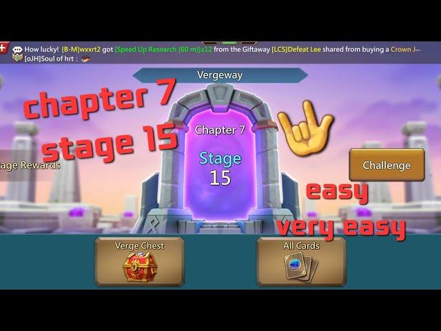 lords mobile vergeway chapter 7 stage 15