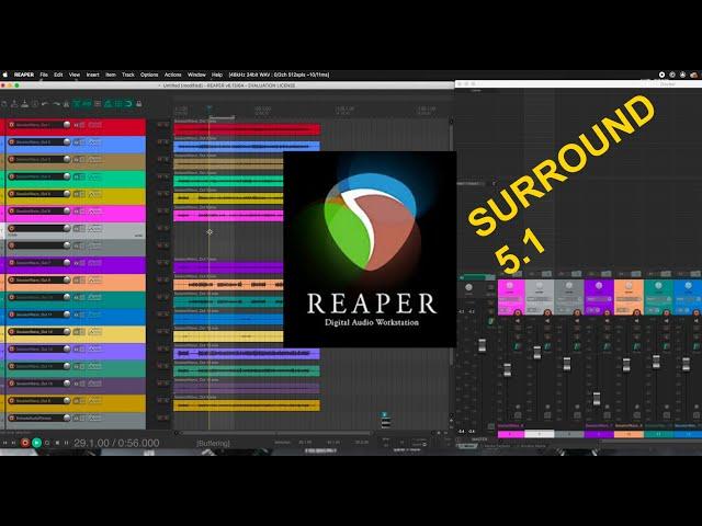 13 REAPER TUTORIAL: Surround 5.1