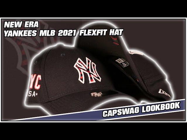 Yankees MLB 2021 Fourth Of July 3930 Flexfit Hat | Yankees 39Thirty On Field Navy Flexfit Cap