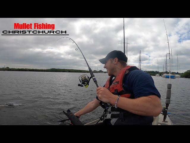 Kayak Fishing UK - Mullet Fishing With Mepps Spinners And Ragworm At The Iconic Christchurch