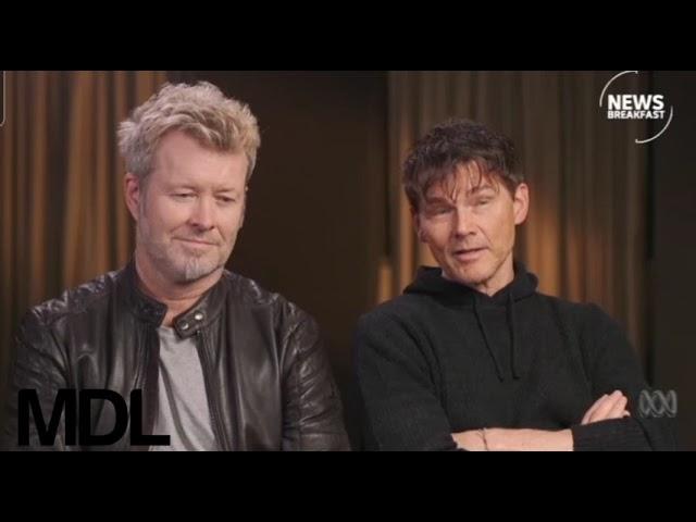 A-HA MORTEN HARKET & MAGNE FURUHOLMEN INTERVIEW MELBOURNE AUSTRALIA FEBRUARY 2020