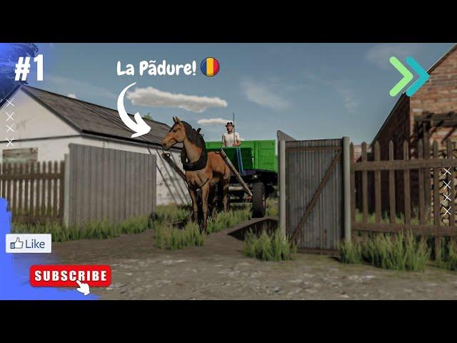 În pãdure cu cãruţa! | Fs22 Roleplay LaBunicul! Ep. #1