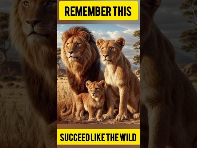 Succeed like the wild #lion #animals #facts #wildlifewisdom #motivation