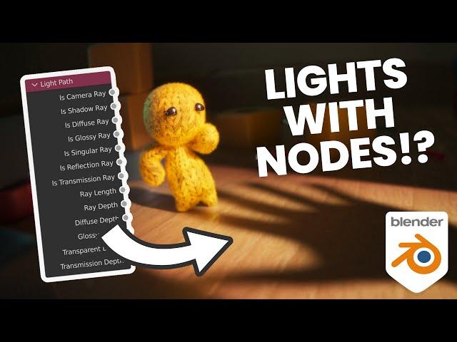 Blender’s AMAZING (not so new) feature! | Cycles Light Nodes in 5 minutes