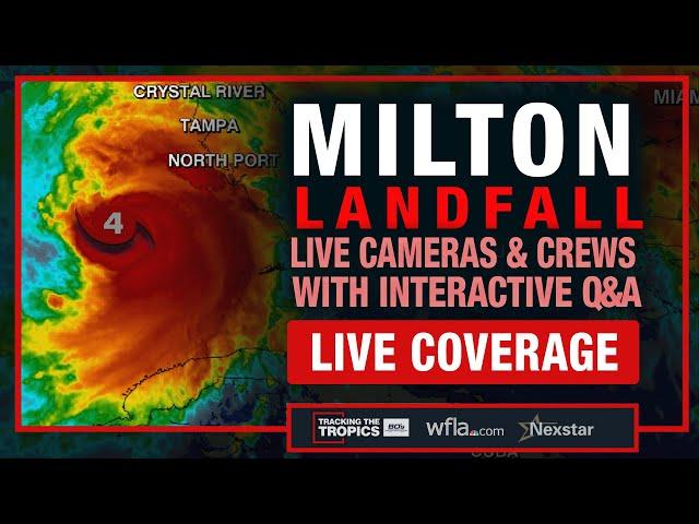 MILTON DAMAGE COVERAGE: Hurricane Slams Florida, Millions in Power Outage | Live Q&A + Camera Feeds