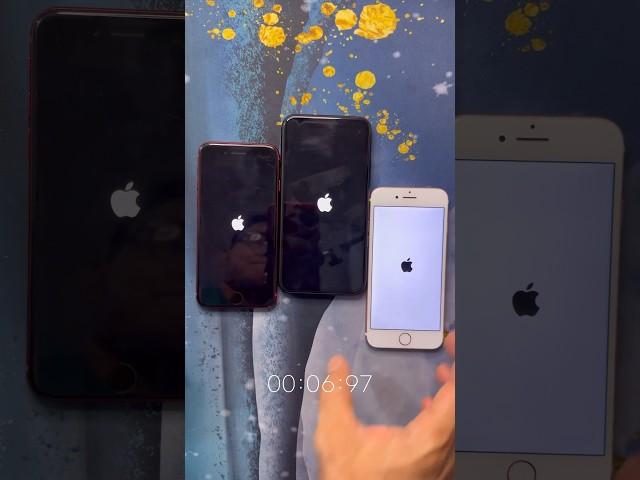 Test Boot - iPhone 7 vs iPhone 8 vs iPhone Xr