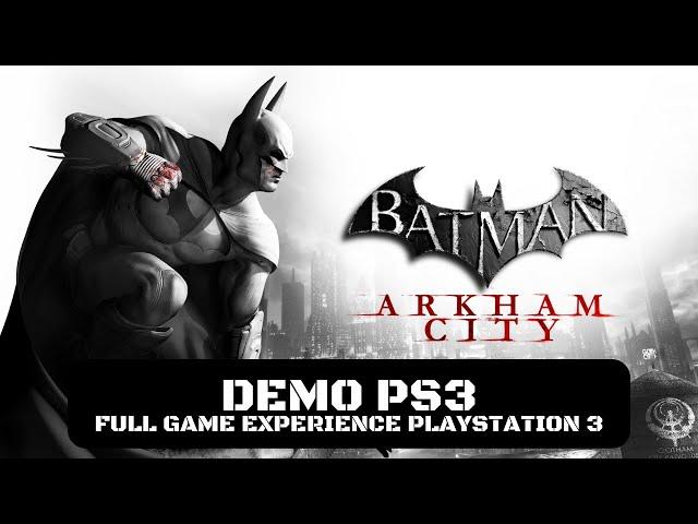 Batman: Arkham City Demo PS3 | Full Game Experience PlayStation 3 | VictaTheDragon