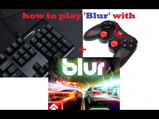 How to play Blur split screen with keyboard and joystick