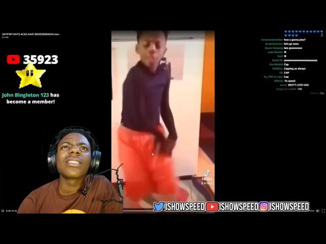 IShowSpeed Reacts to Young Speed Dancing  (deleted stream)