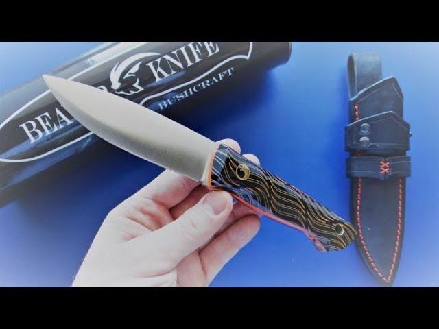 Охотничий нож Beaver Knife Pointer- Первый фиксед Бобровского с линзой!