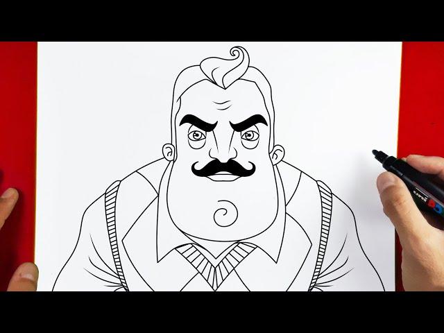 How to Draw HELLO NEIGHBOR