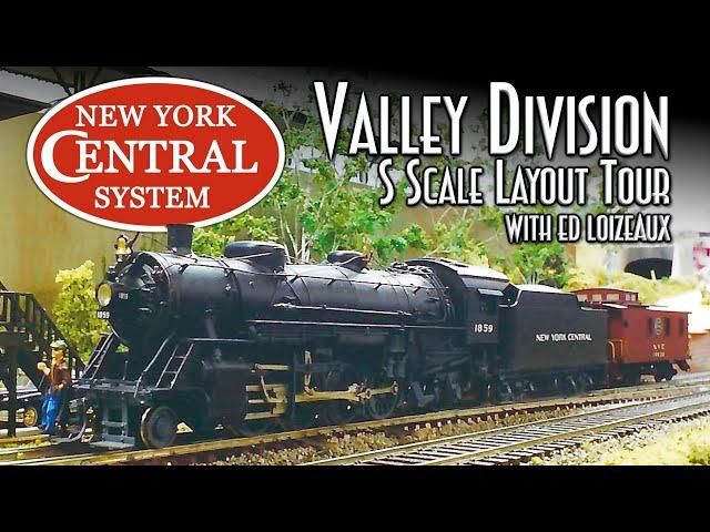 New York Central S Scale Layout Tour with Ed Loizeaux NYC