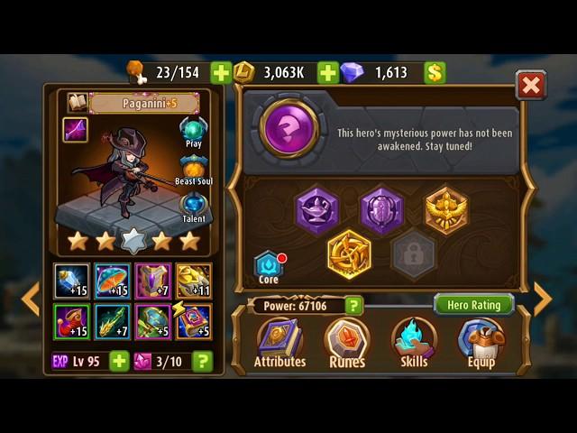 Magic Rush Heroes : Paganini Full Review