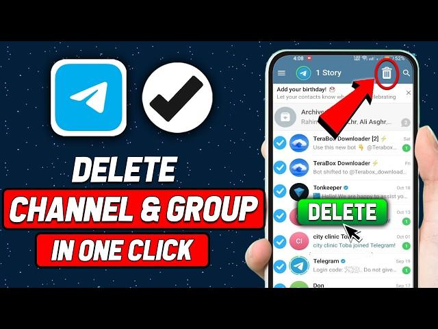 How to Delete All Channels/Messages At Once in Telegram (2024 Updated Way)