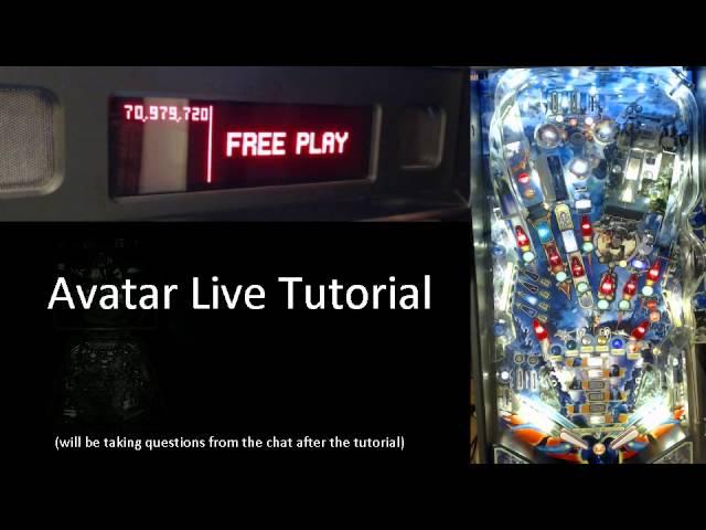 Avatar (Stern, 2010) Live Pinball Machine Tutorial