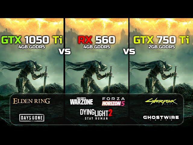 GTX 1050 Ti vs GTX 750 Ti vs RX 560 | 7 Games Tested