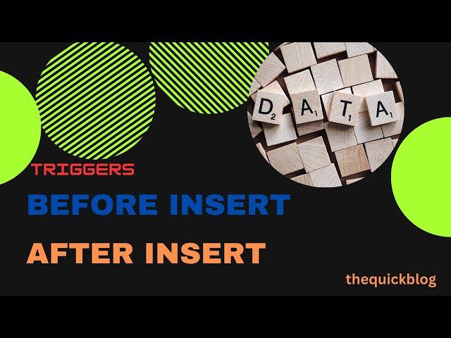 MySQL 19: SQL triggers || triggers on insert.