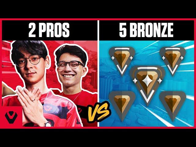 2 Pros vs. 5 Bronzes (TenZ & Zekken)