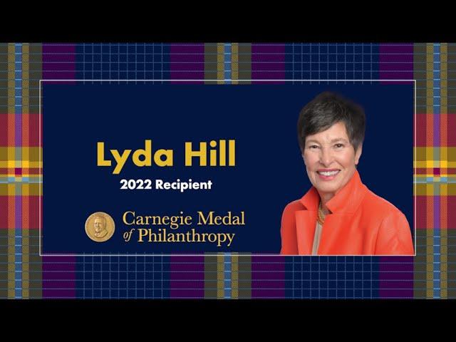 Lyda Hill Accepts 2022 Carnegie Medal of Philanthropy