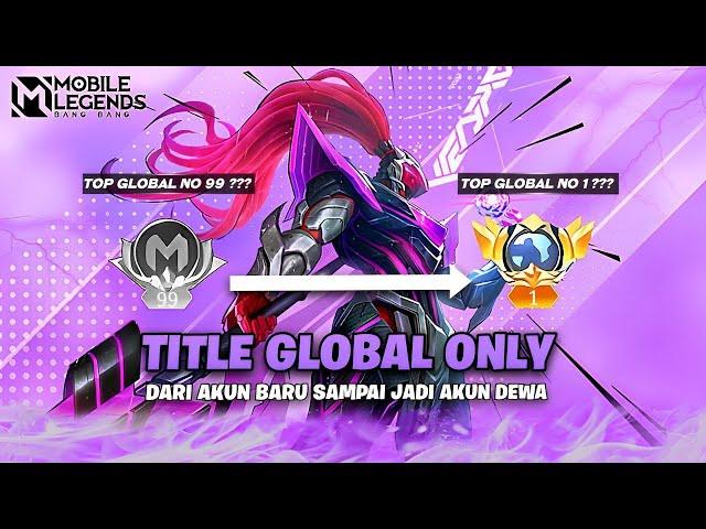 Namatin Mobile Legends sampai Top Global 1 Hero tapi  Alpha Only