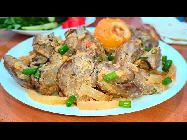 ПЕЧЕНЬ КУРИНАЯ -  в Вкуснейшем Соусе! Обалденно Вкусный Рецепт!