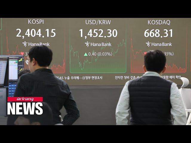 Gov't announces measures to stabilize markets as S. Korean stocks and currency drop