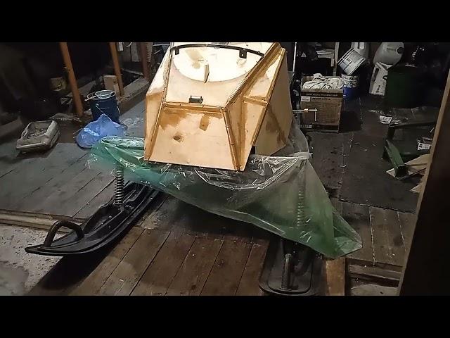 Капот  на самодельный снегоход